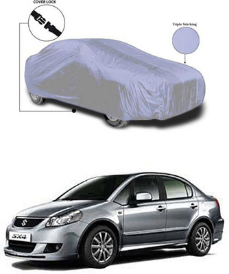 Billseye Car Cover For Maruti Suzuki SX4 (Without Mirror Pockets)(Silver)