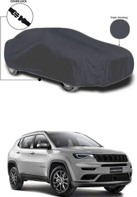 Billseye Car Cover For Jeep Compass Facelift (Without Mirror Pockets)(Grey)
