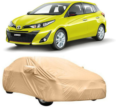 Chiefride Car Cover For Toyota Yaris (With Mirror Pockets)(Beige)