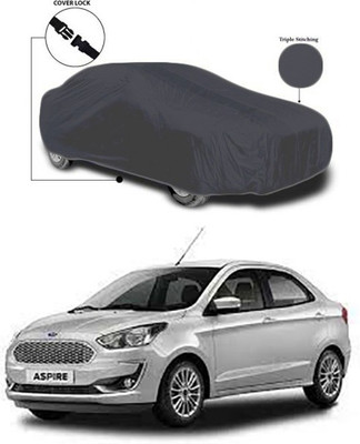 Royalrich Car Cover For Ford Figo Aspire (Without Mirror Pockets)(Grey)
