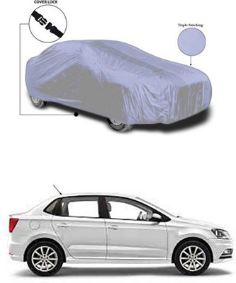 Royalrich Car Cover For Volkswagen Ameo (Without Mirror Pockets)(Silver)