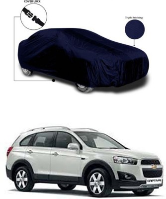 Royalrich Car Cover For Chevrolet Captiva (Without Mirror Pockets)(Blue)