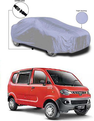 Billseye Car Cover For Mahindra Jeeto (Without Mirror Pockets)(Silver)
