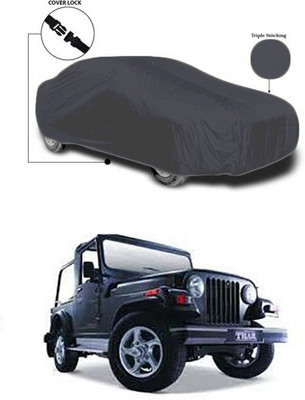 Royalrich Car Cover For Mahindra Thar (Without Mirror Pockets)(Grey)