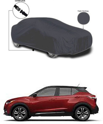 Royalrich Car Cover For Nissan Kicks (Without Mirror Pockets)(Grey)