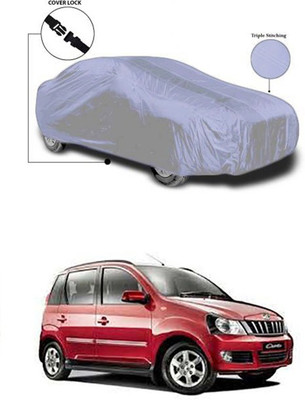 Billseye Car Cover For Mahindra Quanto (Without Mirror Pockets)(Silver)