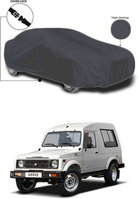 Royalrich Car Cover For Maruti Suzuki Gypsy (Without Mirror Pockets)(Grey)