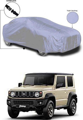 Billseye Car Cover For Maruti Suzuki Jimny (Without Mirror Pockets)(Silver)