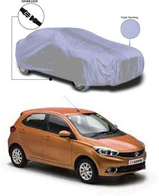 Billseye Car Cover For Tata Tiago (Without Mirror Pockets)(Silver)