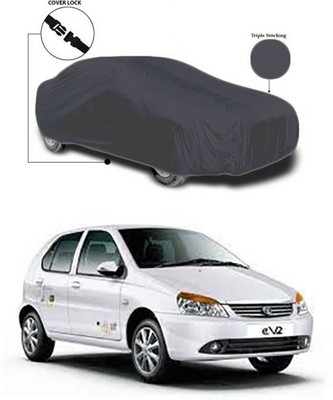 Royalrich Car Cover For Tata Indica eV2 (Without Mirror Pockets)(Grey)