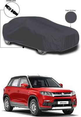 Royalrich Car Cover For Maruti Suzuki Vitara Brezza (Without Mirror Pockets)(Grey)