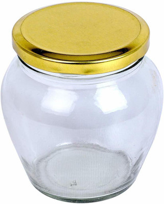 BILAL ANSARI Glass Grocery Container  - 350 ml(Pack of 8, Clear)