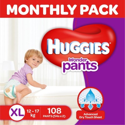 Huggies Wonder Pants Diaper - XL(108 Pieces)