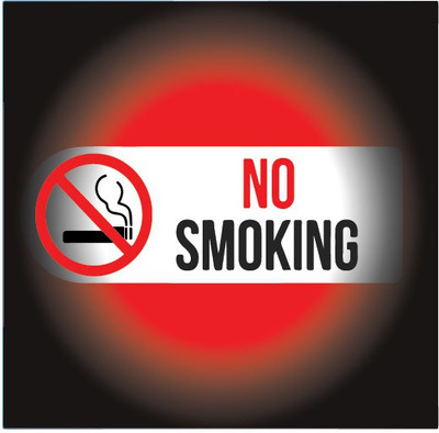 VVWV NO SMOKING SIGN STIKER Emergency Sign