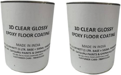 AUTOGUARD Floor Coating Paint 3L (Pack of 2) Epoxy Floor Coating Paint(3 L)