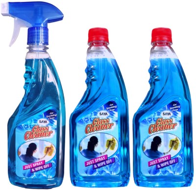 saya Glass Cleaner 500ml Pack of 3(3 x 0.33 L)