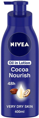 NIVEA Body Lotion, Oil in Lotion Cocoa Nourish 1*400ml(400 ml)