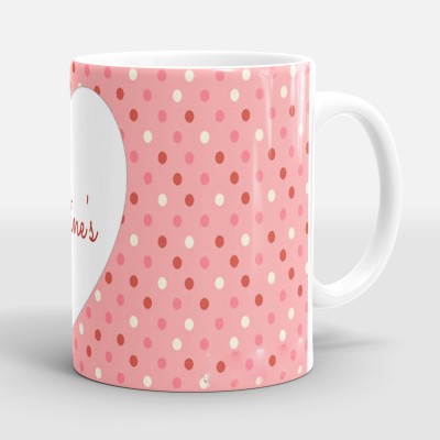 Sublikraft Happy Valentine's Day Printed Ceramic Coffee Mug(330 ml)