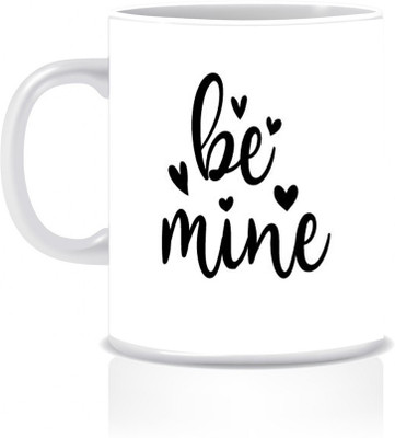 Ser Ak Coffee With Design Be Mine Theme Ceramic Coffee Mug(325 ml)