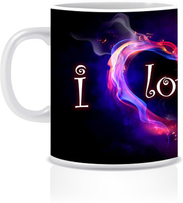 Ser Ak Coffee With I L You Design new Ceramic Coffee Mug(325 ml)