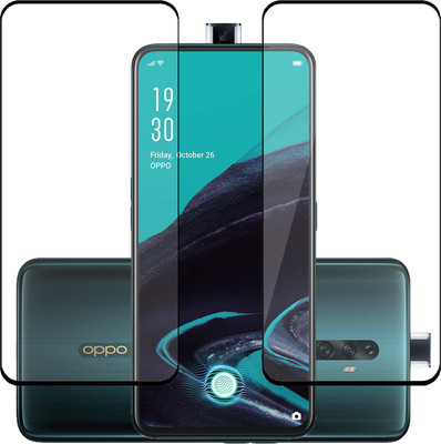 MobileBukket Edge To Edge Tempered Glass for Oppo Reno2 F(Pack of 2)