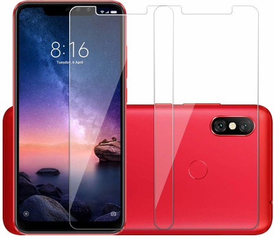 TINGTONG Tempered Glass Guard for Mi Redmi Note 6 Pro(Pack of 2)