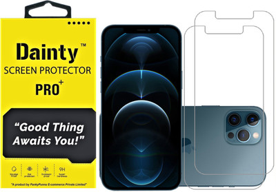 Dainty Tempered Glass Guard for Apple iPhone 12 Pro Max(Pack of 2)
