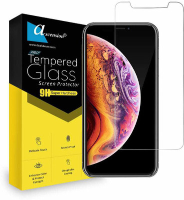 Ascension Tempered Glass Guard for 2.5D Tempered Glass Gorilla Screen Protector For Apple Iphone 11 Pro Max (Transparent) (Pack of 1)(Pack of 1)