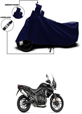 Royalrich Two Wheeler Cover for Triumph(Tiger 800 XR, Blue)