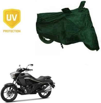 RPSENTTERPR Waterproof Two Wheeler Cover for Suzuki(Intruder, Green)