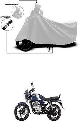 Royalrich Two Wheeler Cover for Bajaj(Silver)