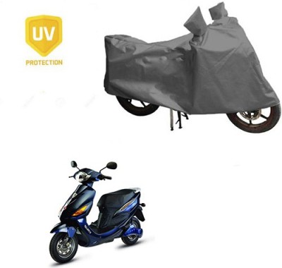 RPSENTTERPR Waterproof Two Wheeler Cover for Hero(Electric Cruz, Grey)