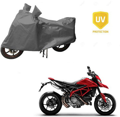 RPSENTTERPR Waterproof Two Wheeler Cover for Ducati(Hyperstrada, Grey)