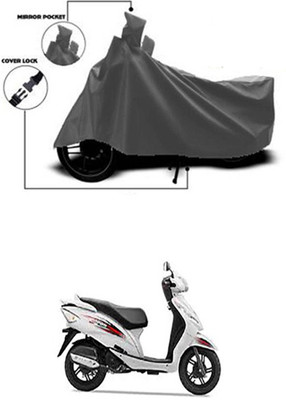 Billseye Two Wheeler Cover for TVS(Wego, Grey)