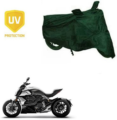 RPSENTTERPR Waterproof Two Wheeler Cover for Ducati(Diavel, Green)