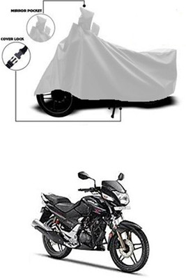 Billseye Two Wheeler Cover for Hero(CBZ, Silver)