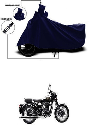 Billseye Two Wheeler Cover for Royal Enfield(Classic Chrome, Blue)