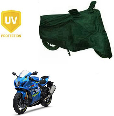 RPSENTTERPR Waterproof Two Wheeler Cover for Suzuki(GSX, Green)