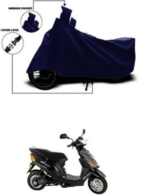 Royalrich Two Wheeler Cover for Hero(Electric Zippy, Blue)