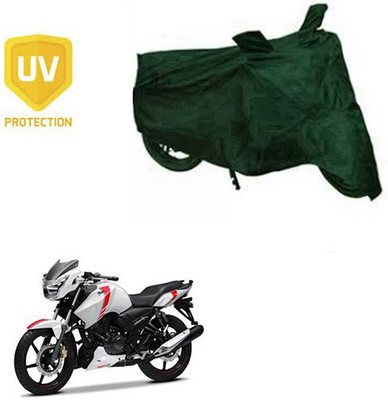 RPSENTTERPR Waterproof Two Wheeler Cover for TVS(Apache RTR 160, Green)
