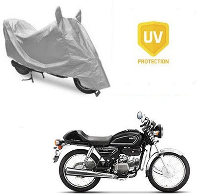 SRENTERPRISES Two Wheeler Cover for Hero(Splendor Pro Classic, Silver)