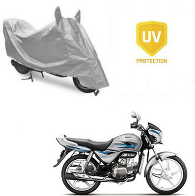 RPSENTTERPR Waterproof Two Wheeler Cover for Hero(Splendor Pro, Silver)