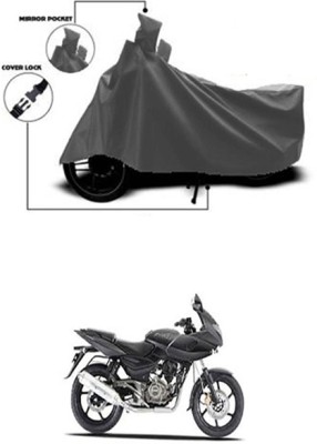 Billseye Two Wheeler Cover for Bajaj(Pulsar 220 DTS-i, Grey)