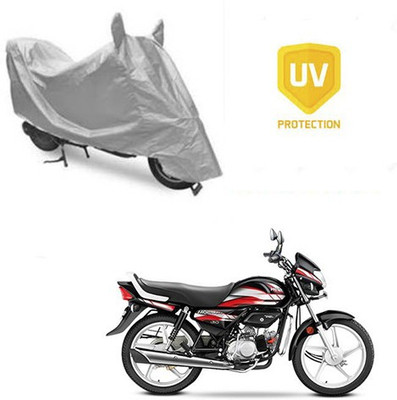 RPSENTTERPR Waterproof Two Wheeler Cover for Hero(CD deluxe, Silver)