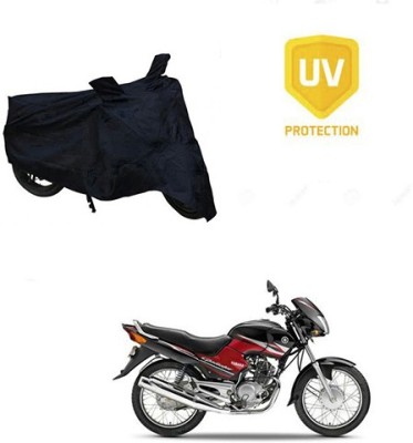 SRENTERPRISES Two Wheeler Cover for Yamaha(Gladiator, Black)