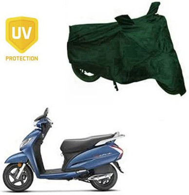 RPSENTTERPR Waterproof Two Wheeler Cover for Honda(Activa, Green)