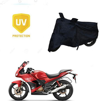 SRENTERPRISES Two Wheeler Cover for Hero(Karizma ZMR, Black)