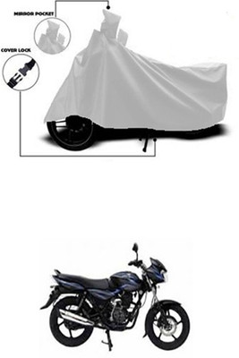 Billseye Two Wheeler Cover for Bajaj(Discover 100 DTS-i, Silver)