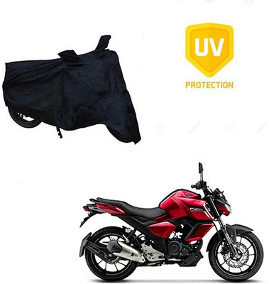 SRENTERPRISES Two Wheeler Cover for Yamaha(FZ-S, Black)