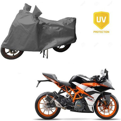 RPSENTTERPR Waterproof Two Wheeler Cover for KTM(RD 350, Grey)